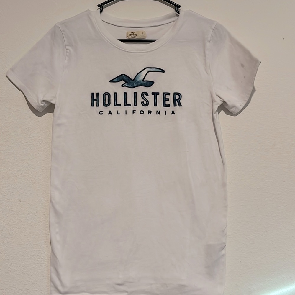 Hollister Blue Tie Dye Bird Shirt